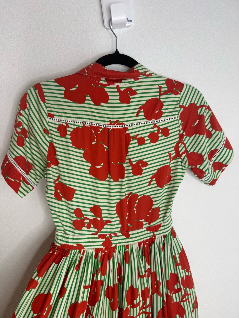 Hunter Bell Colby Midi Dress Green
Striped Cotton Sz XS - Picture 12 of 16